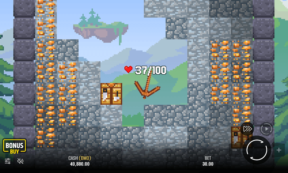 Falling Pickaxe Crash Game Review