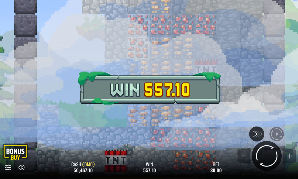 Falling Pickaxe Crash Game Review